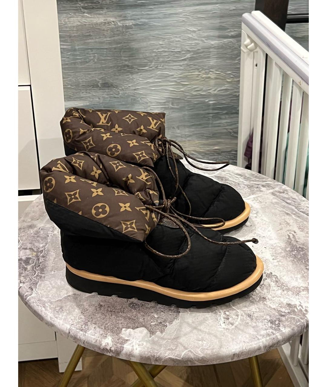 LOUIS VUITTON Коричневые ботинки, фото 5