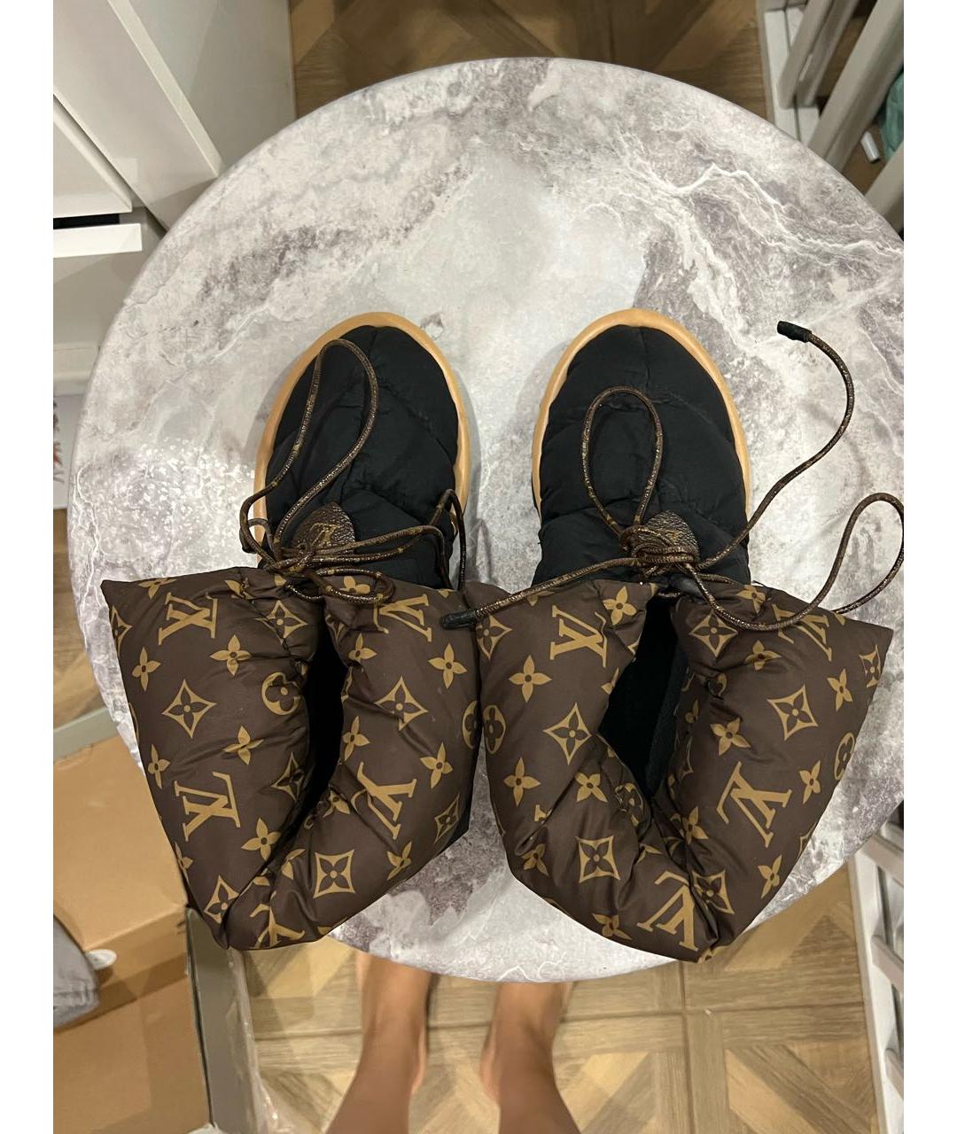 LOUIS VUITTON Коричневые ботинки, фото 3