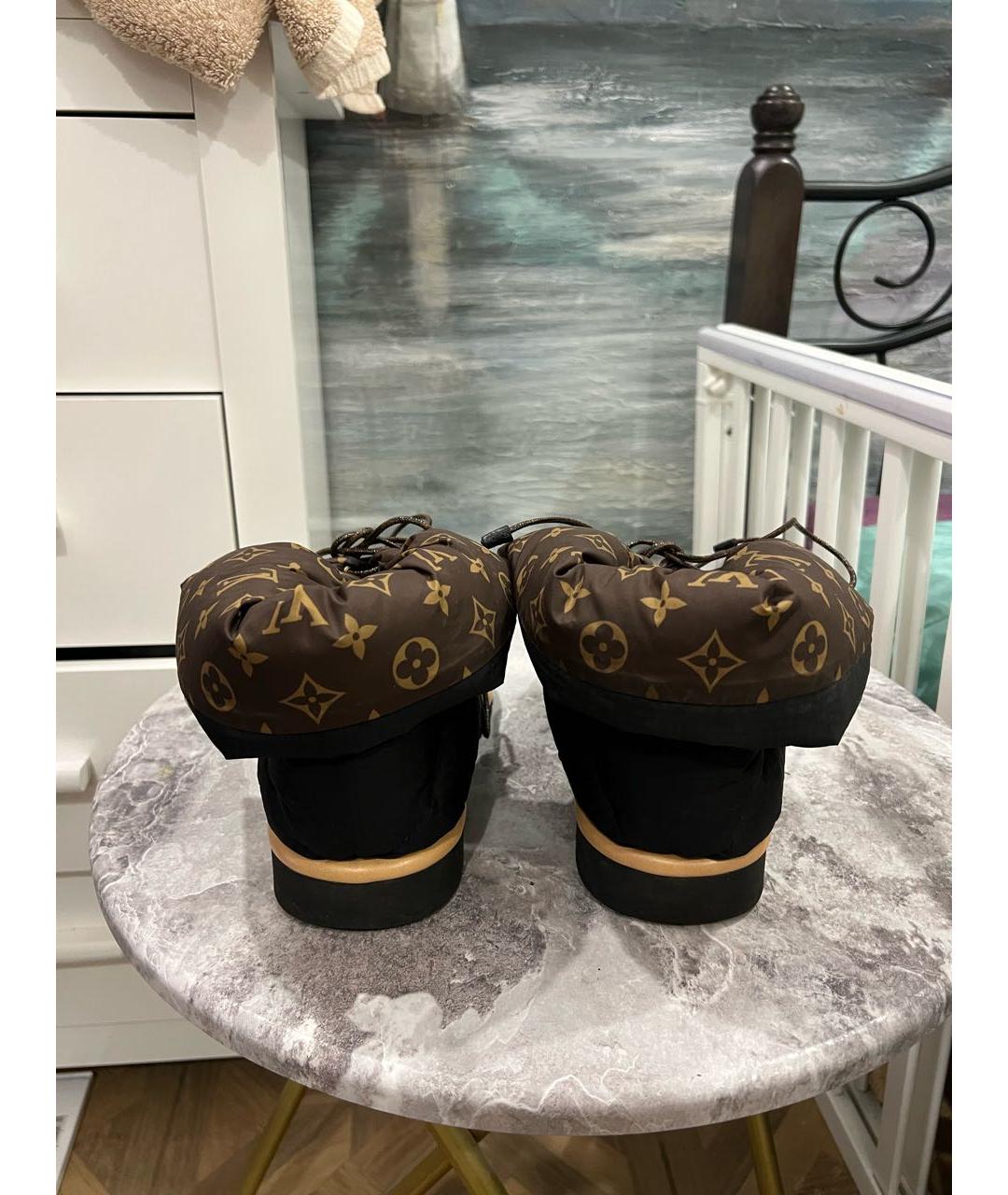 LOUIS VUITTON Коричневые ботинки, фото 4