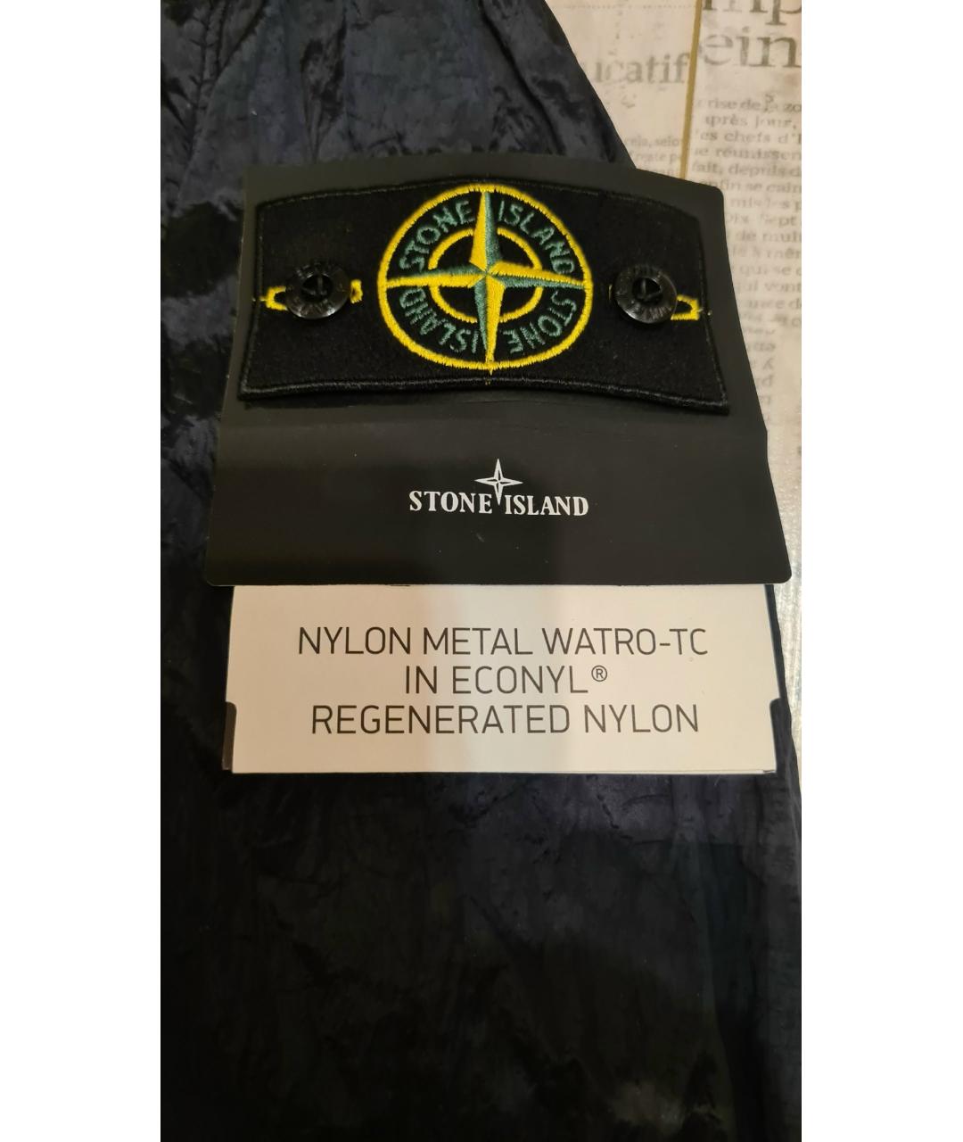 STONE ISLAND Темно-синяя куртка, фото 5