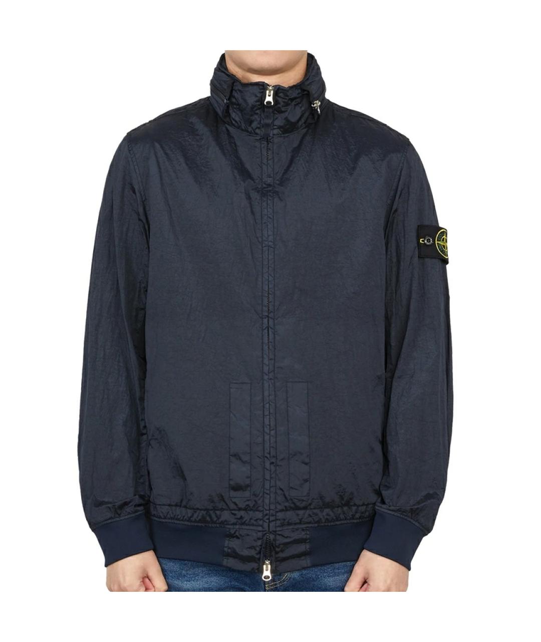 STONE ISLAND Темно-синяя куртка, фото 3