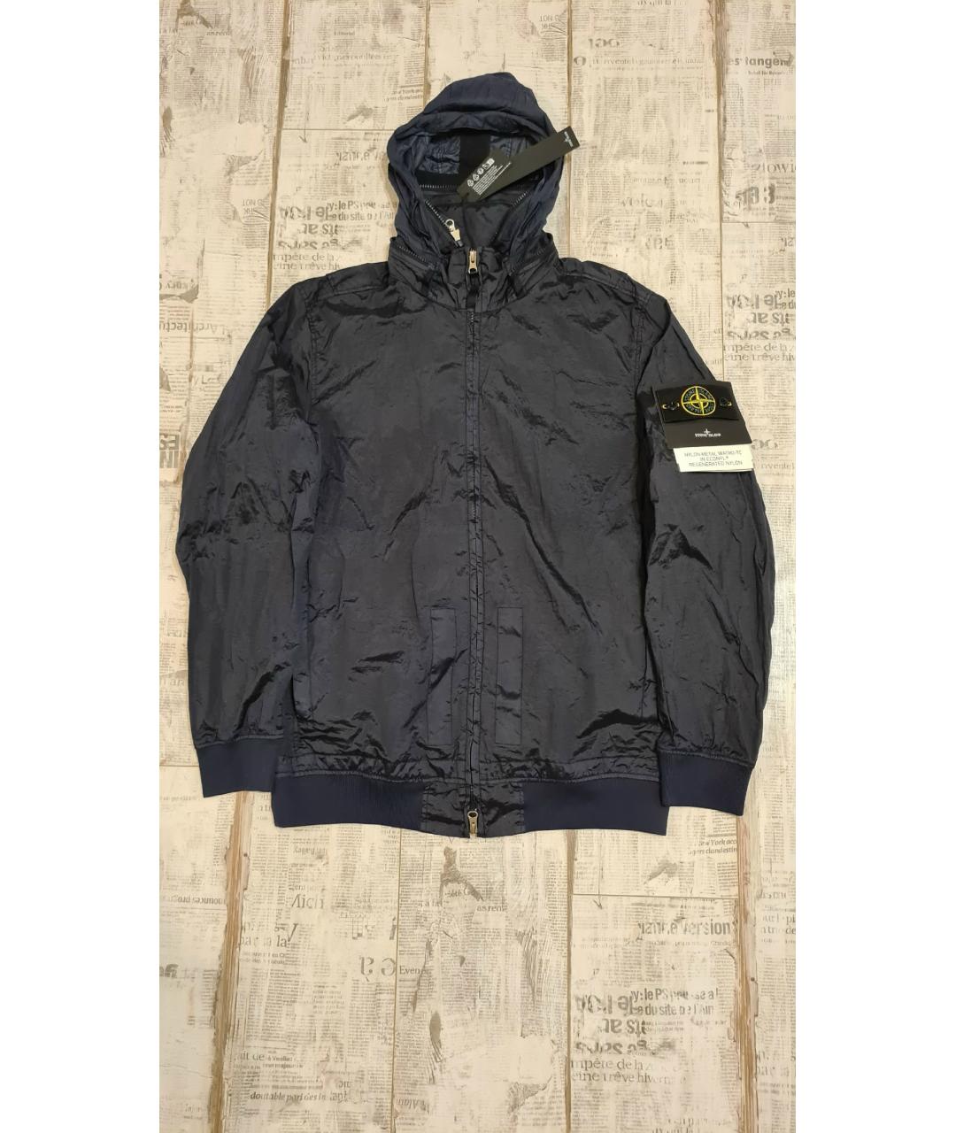 STONE ISLAND Темно-синяя куртка, фото 4