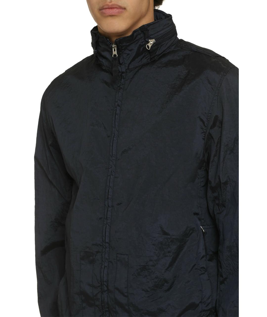 STONE ISLAND Темно-синяя куртка, фото 2