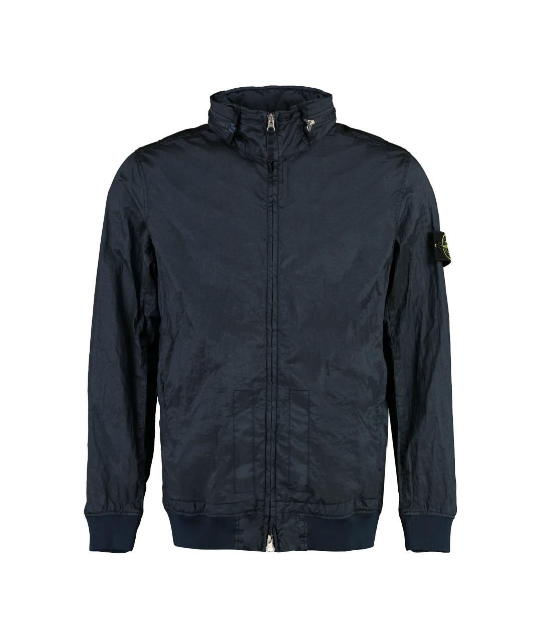STONE ISLAND Темно-синяя куртка, фото 1