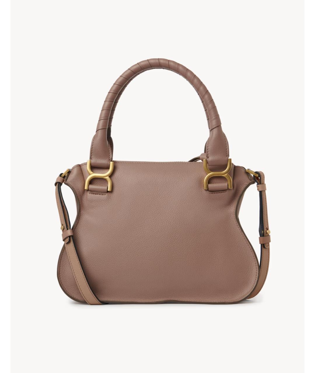 CHLOE Розовая кожаная сумка тоут, фото 3