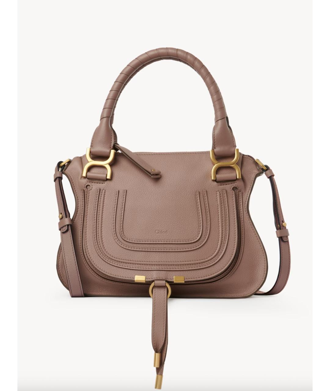 CHLOE Розовая кожаная сумка тоут, фото 6