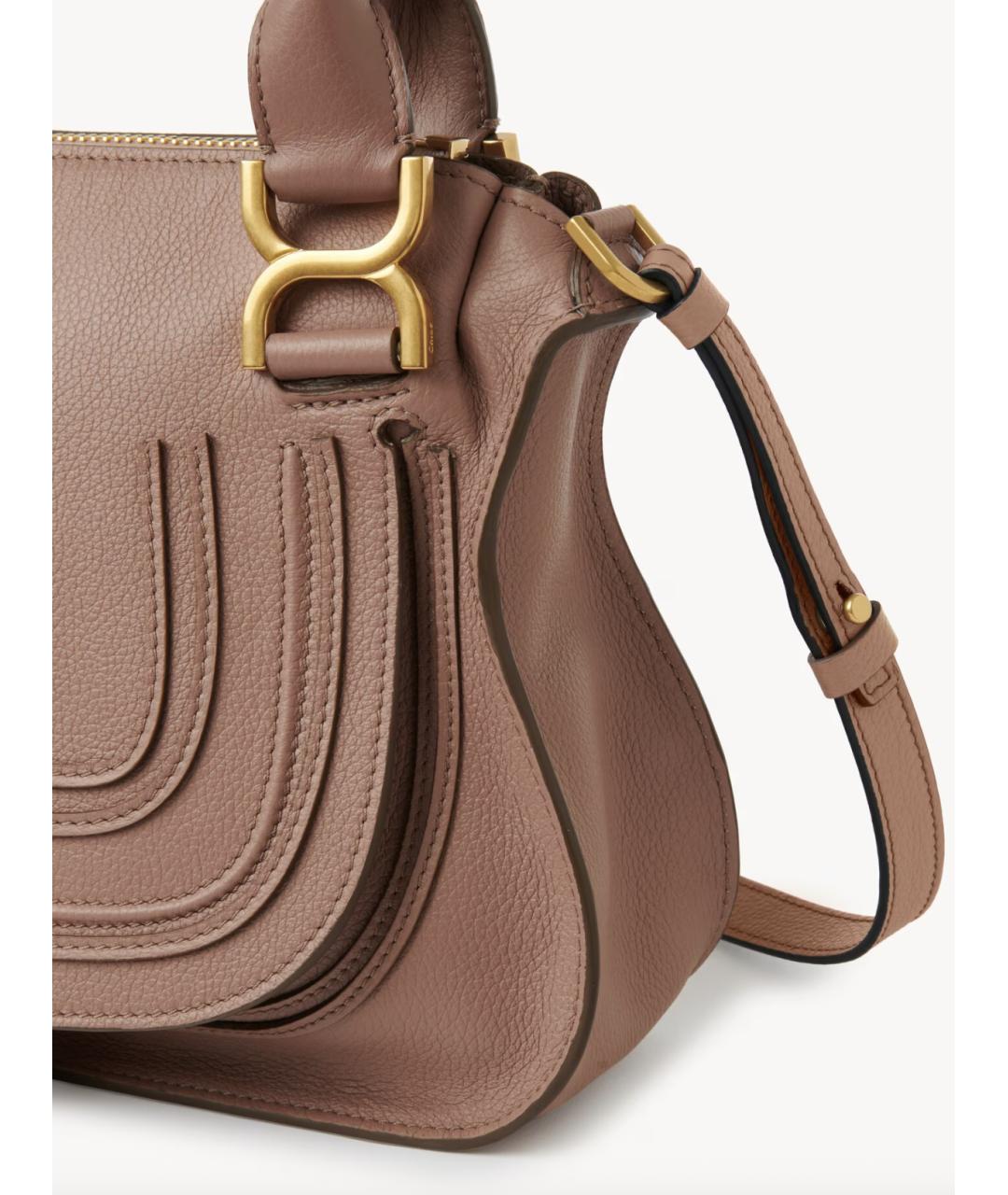 CHLOE Розовая кожаная сумка тоут, фото 2