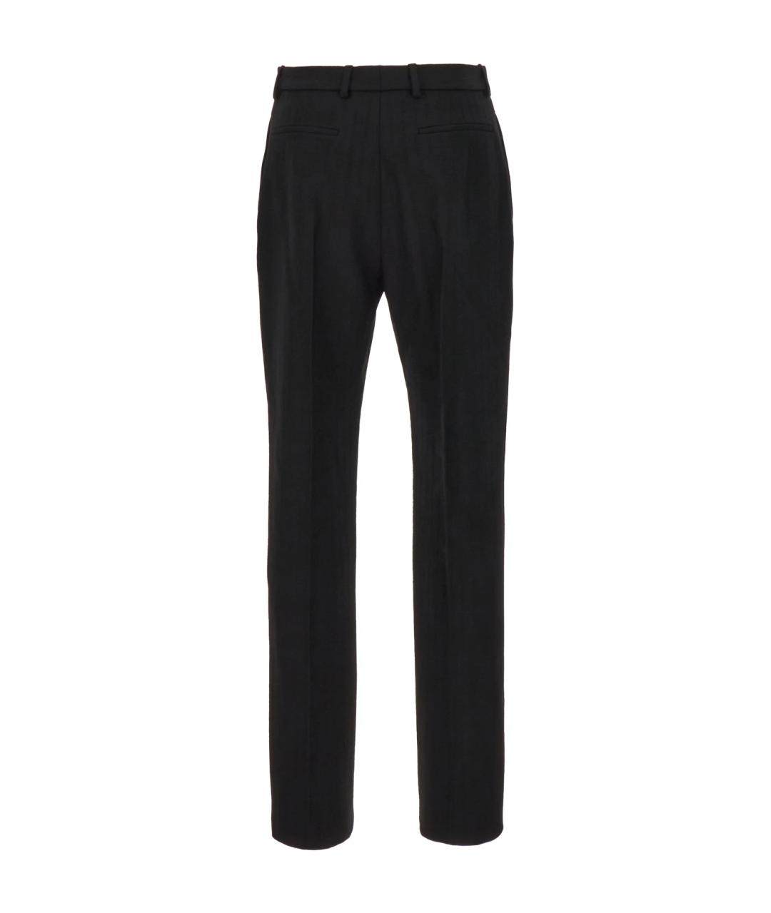 SAINT LAURENT Черные повседневные брюки, фото 2