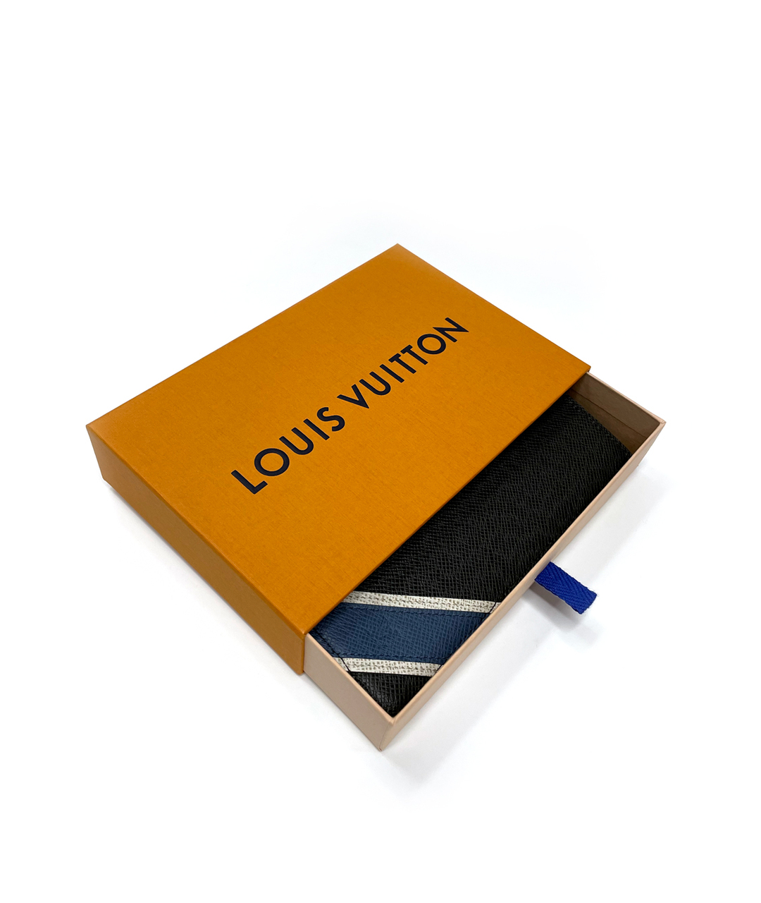 LOUIS VUITTON PRE-OWNED Черный кожаный кошелек, фото 8