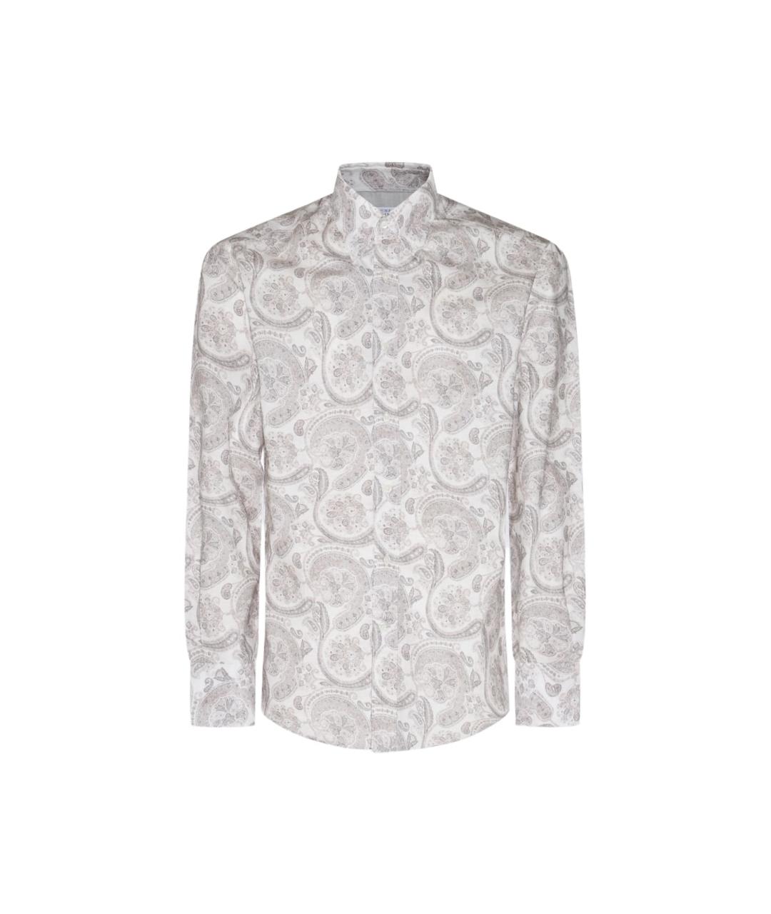 BRUNELLO CUCINELLI Хлопковая кэжуал рубашка, фото 1