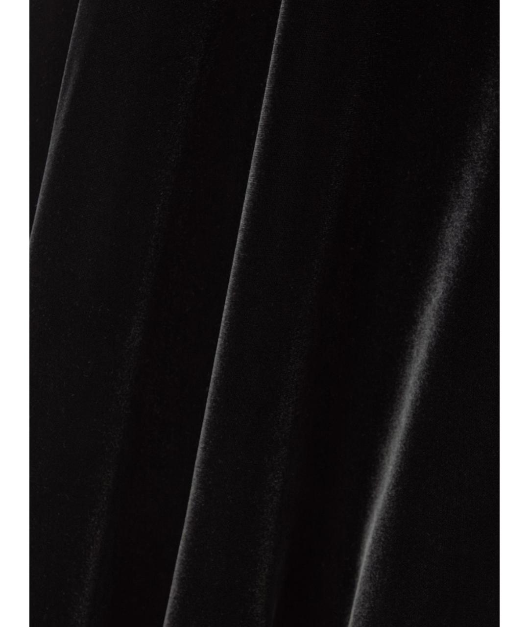 ALAIA Черная вискозная юбка миди, фото 5
