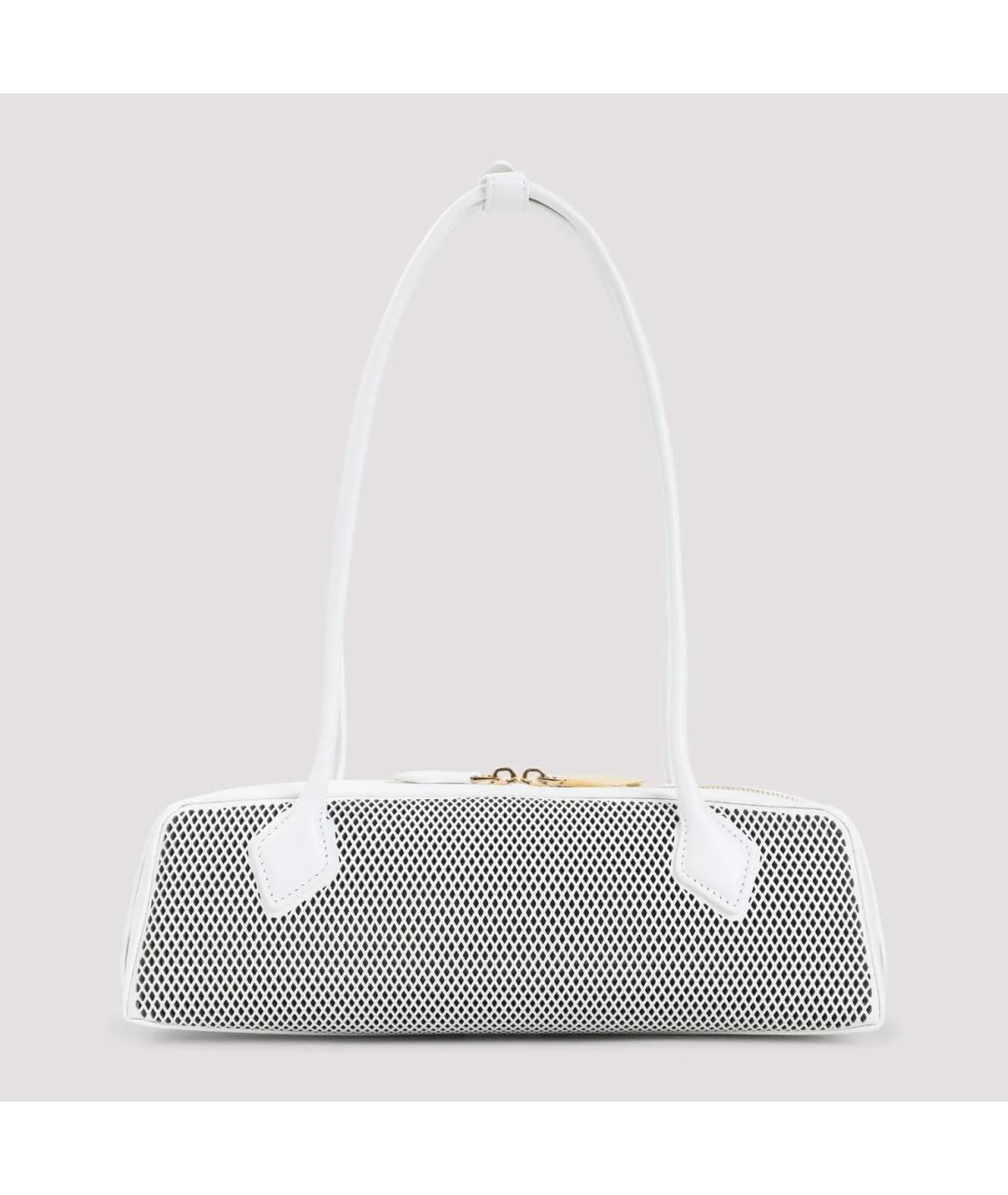 ALAIA Белая кожаная сумка через плечо, фото 4