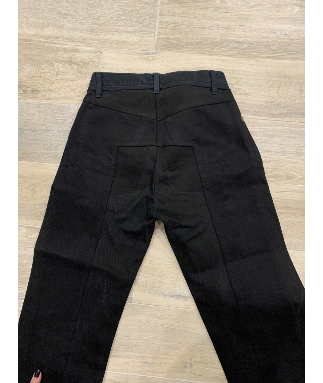 VETEMENTS Черные хлопковые прямые джинсы, фото 2