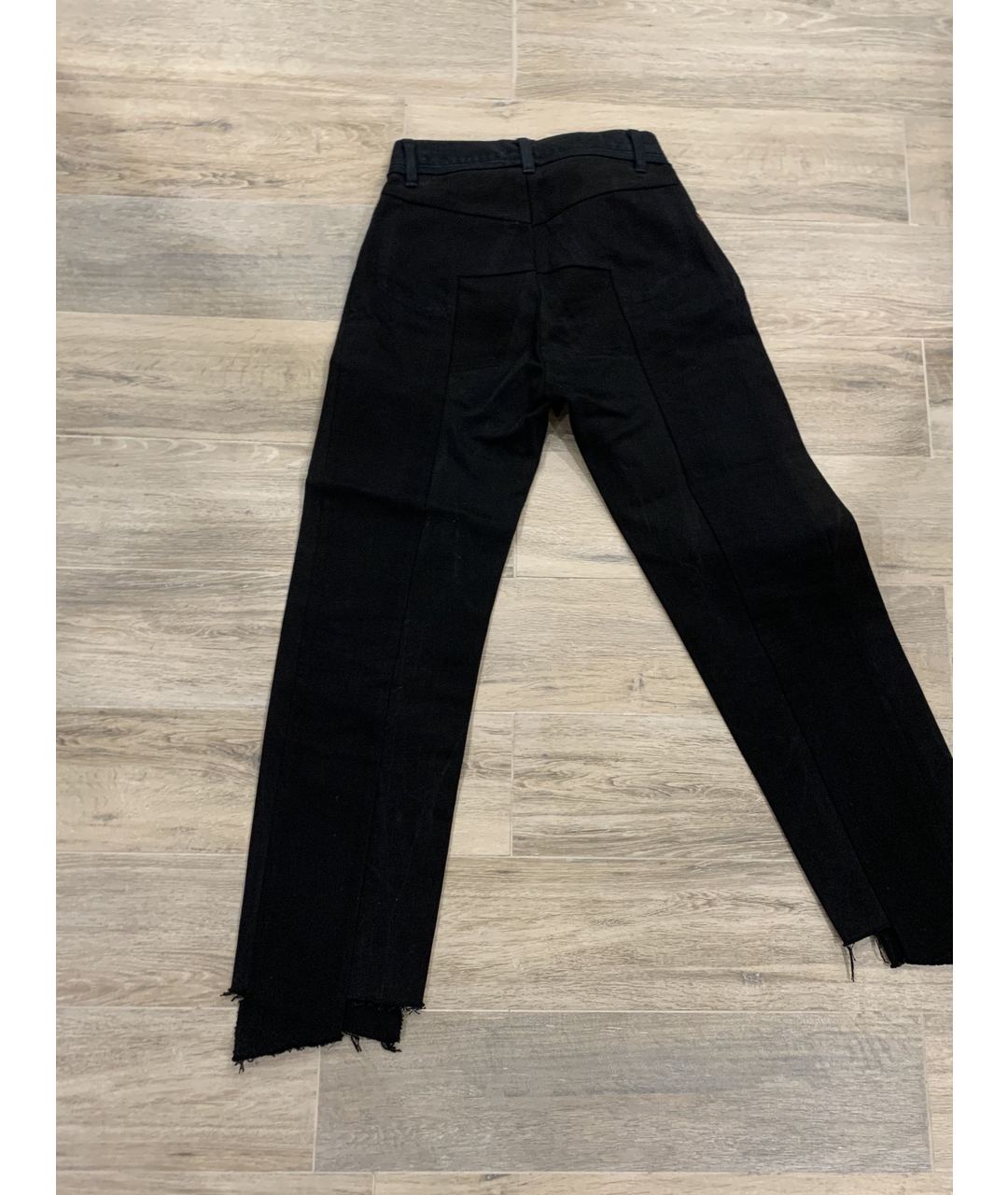 VETEMENTS Черные хлопковые прямые джинсы, фото 4