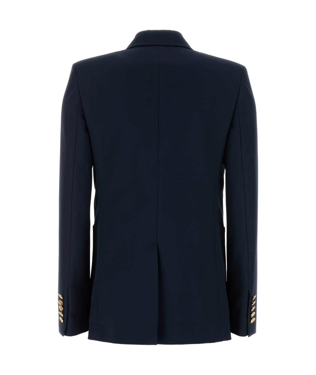 GUCCI Синий хлопковый жакет/пиджак, фото 2