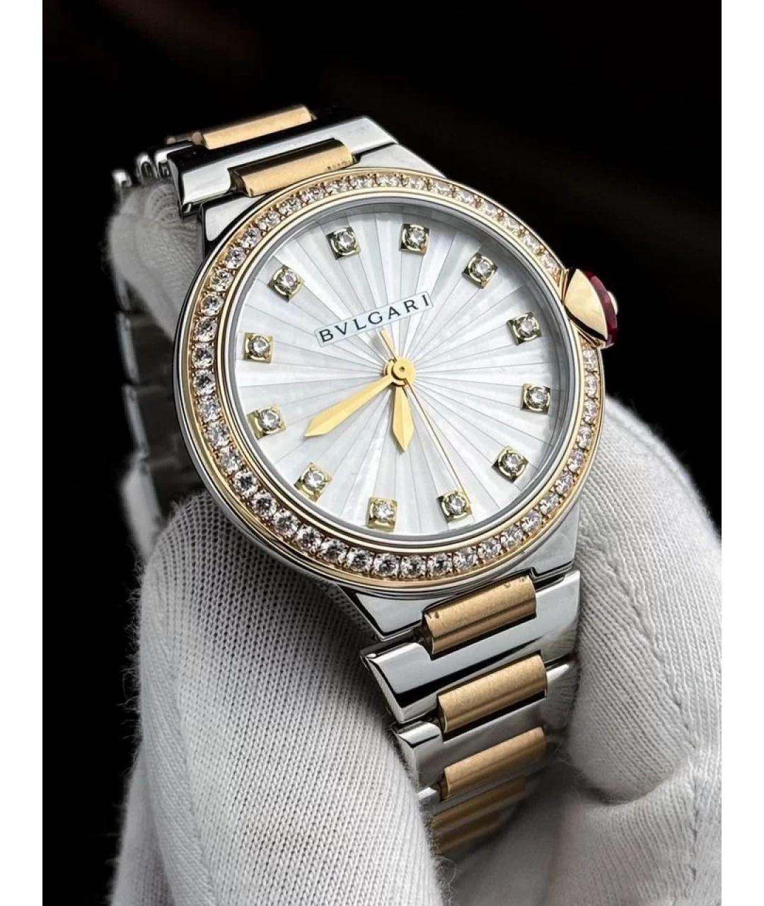 BVLGARI Серебряные часы из розового золота, фото 3