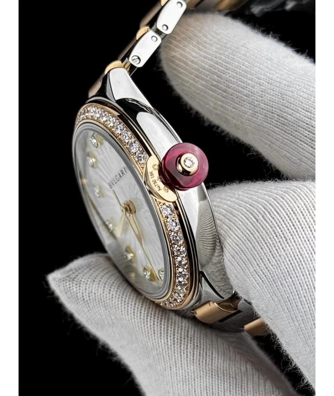 BVLGARI Серебряные часы из розового золота, фото 4