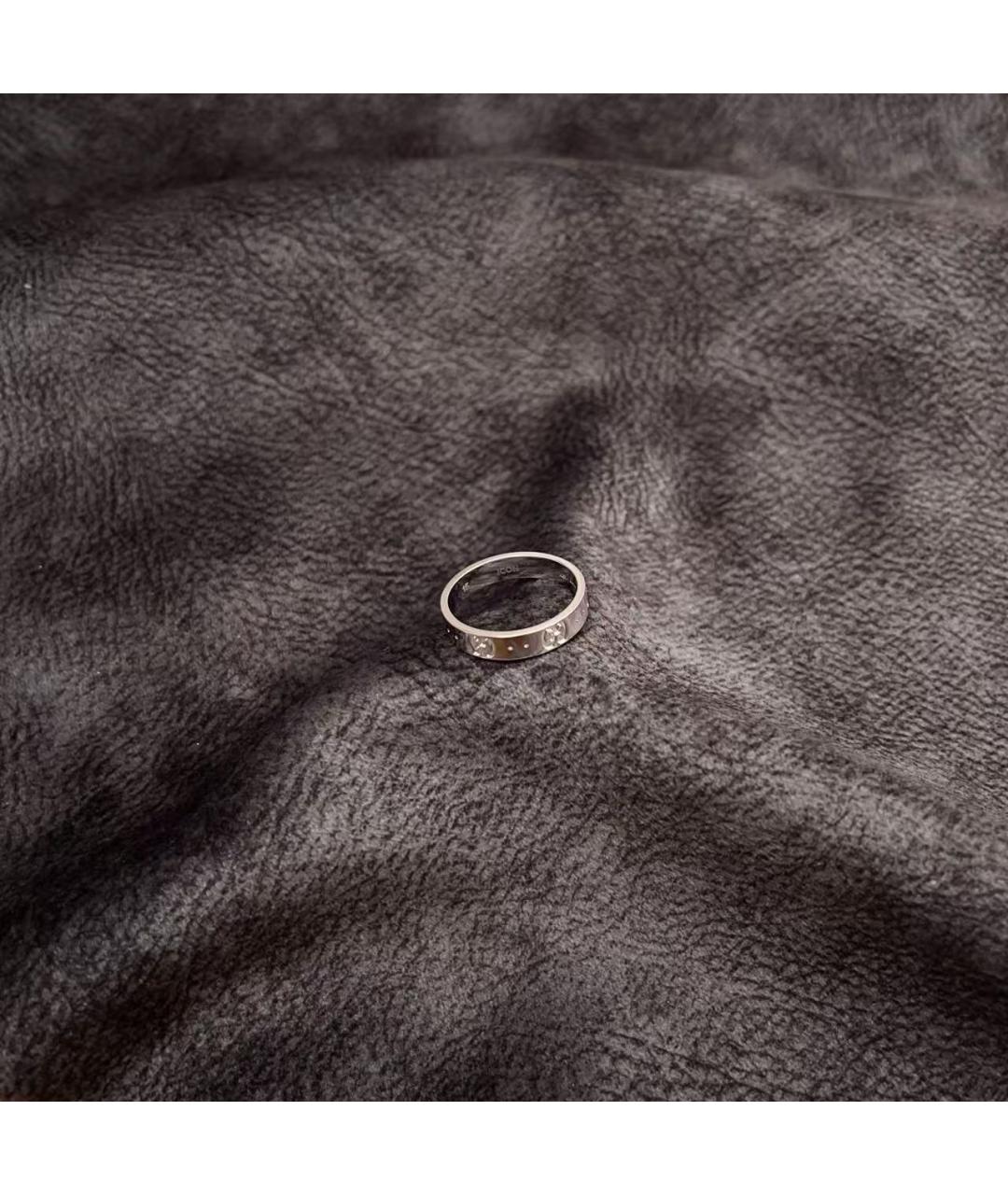 GUCCI Серебряное кольцо из белого золота, фото 4