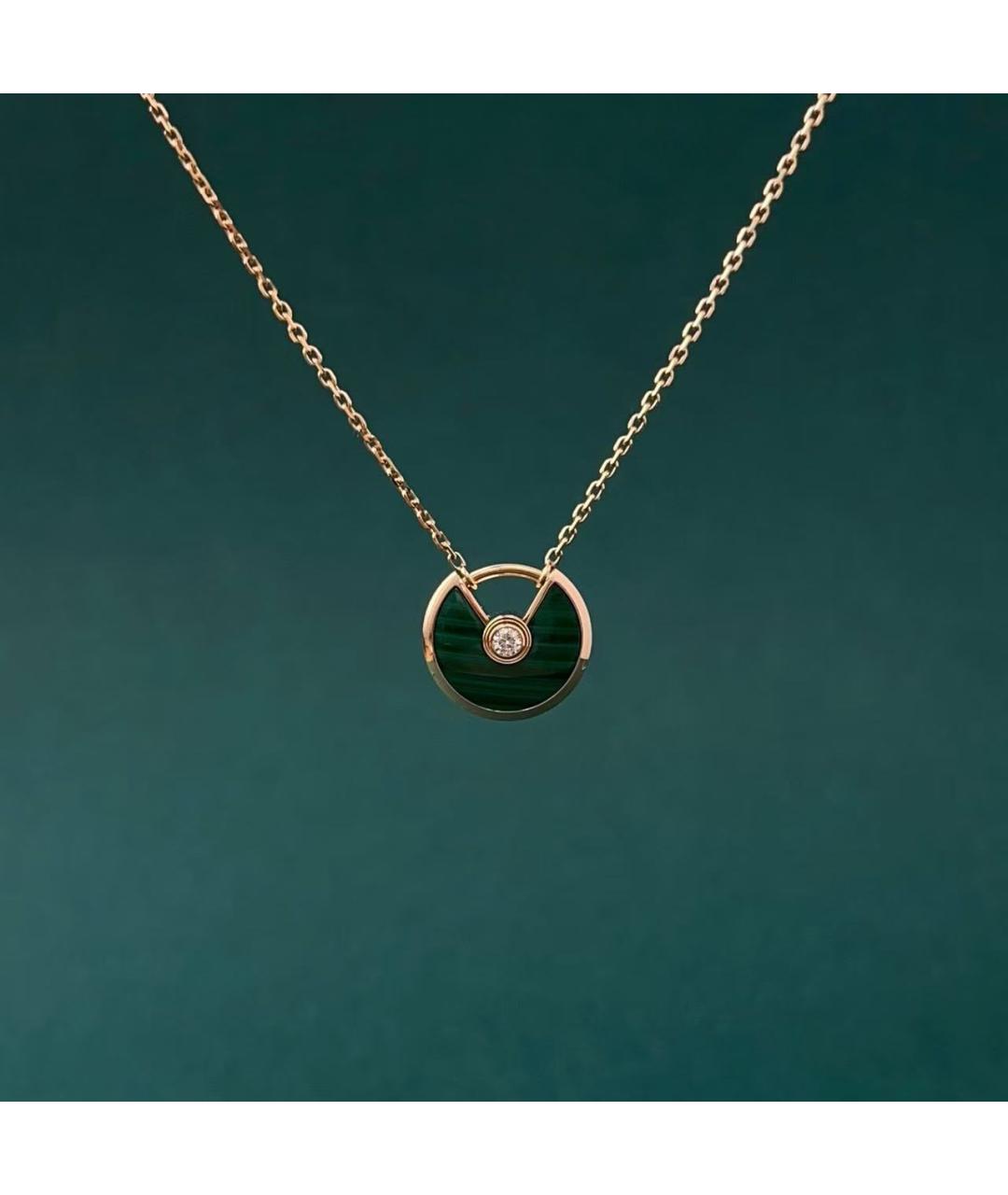 CARTIER Черное колье из розового золота, фото 2