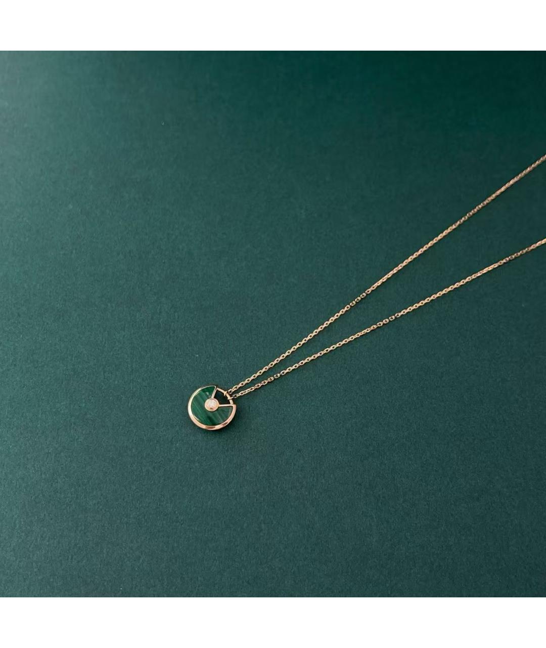 CARTIER Черное колье из розового золота, фото 4