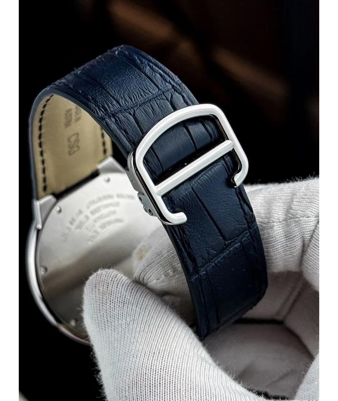 CARTIER Темно-синие часы, фото 6