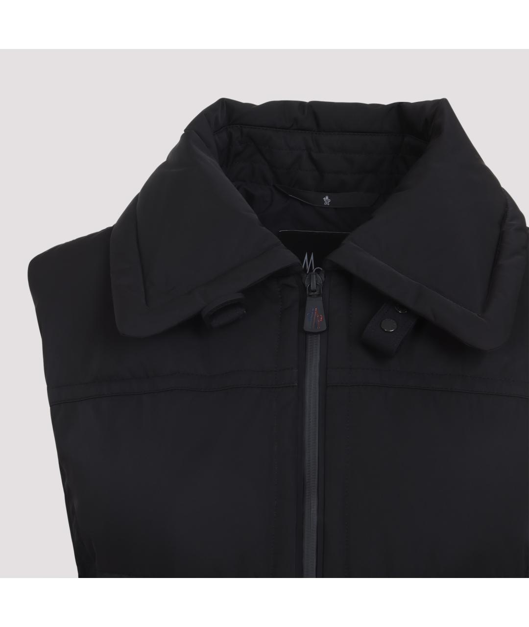 MONCLER GRENOBLE Черный полиэстеровый пуховик, фото 3