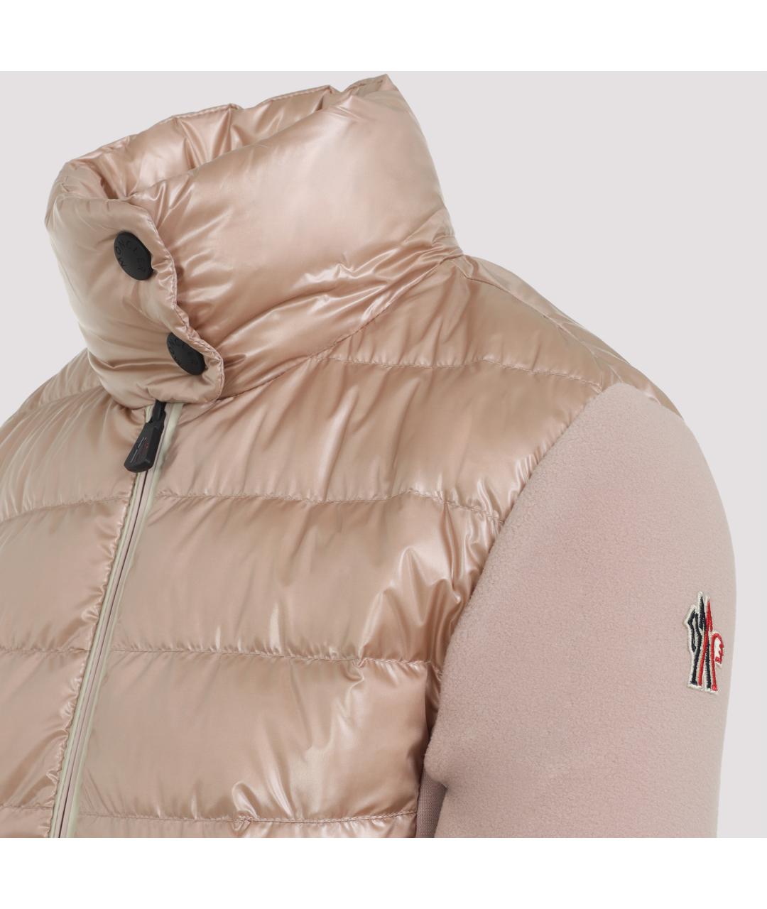 MONCLER GRENOBLE Розовый полиэстеровый жакет/пиджак, фото 5