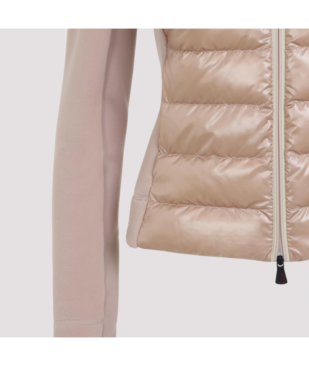 MONCLER GRENOBLE Розовый полиэстеровый жакет/пиджак, фото 4