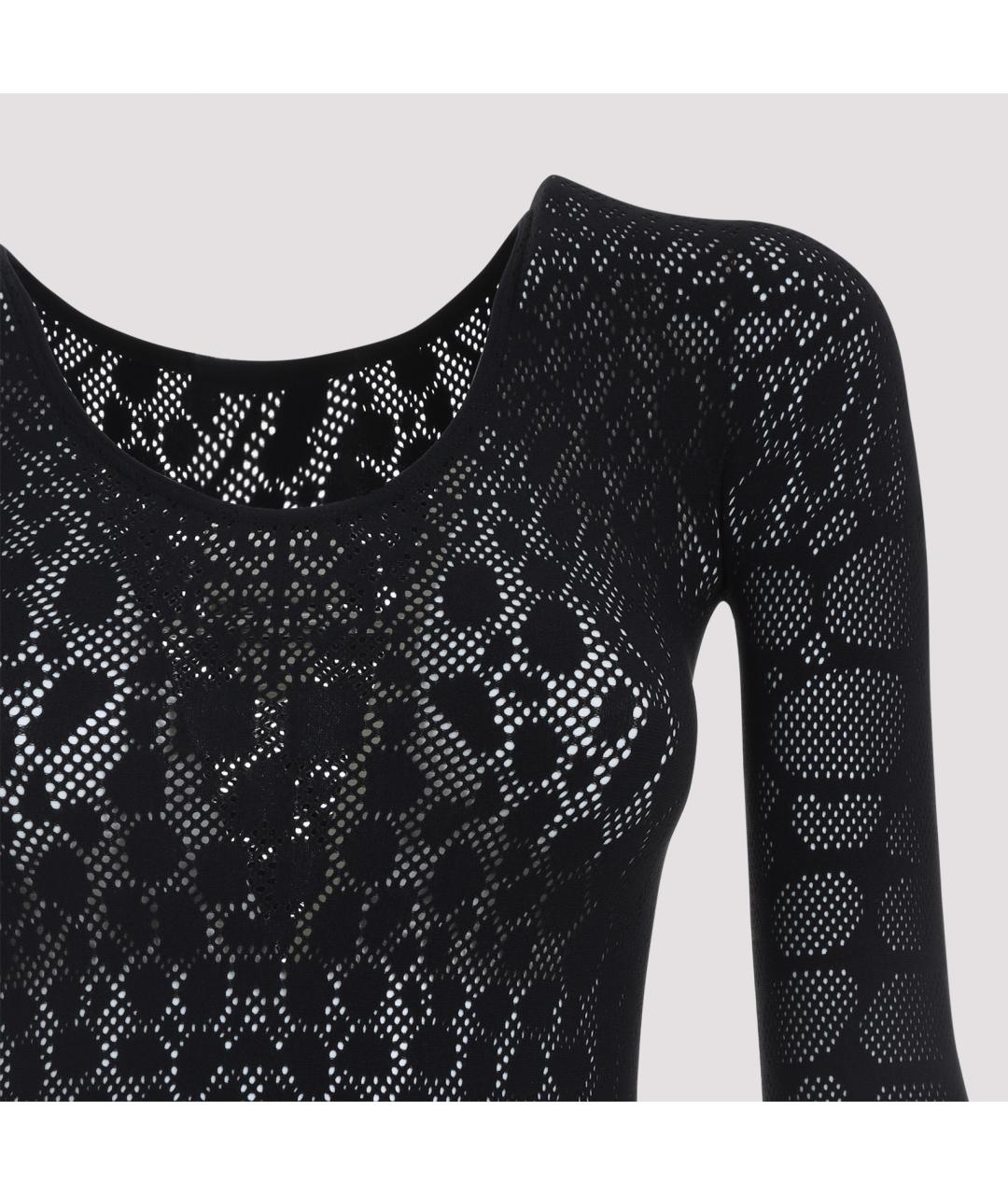 WOLFORD Черный полиамидовый комбинезон, фото 3