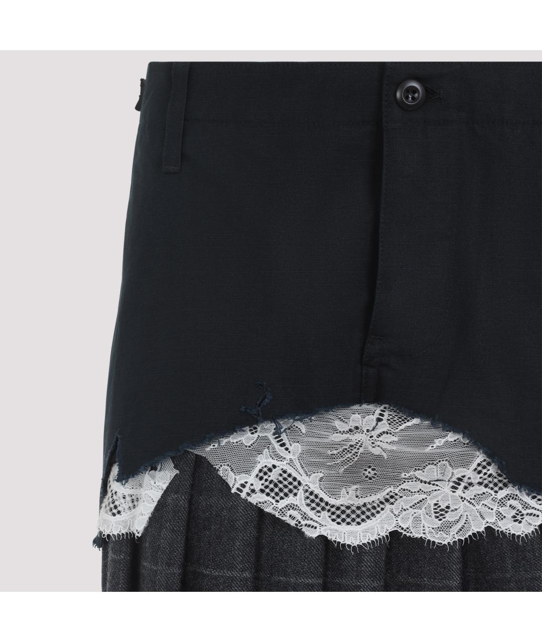 BALENCIAGA Мульти хлопковая юбка мини, фото 5