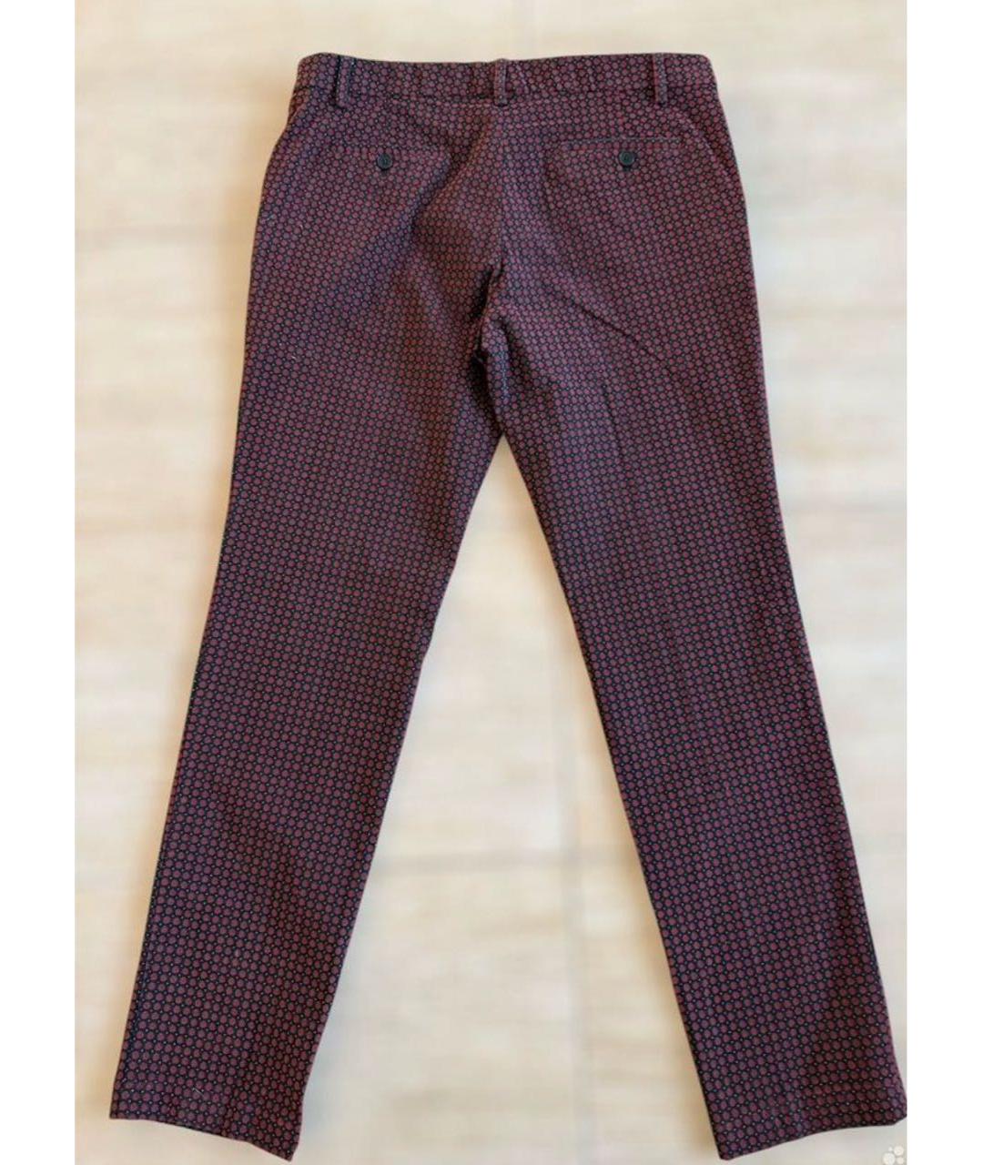ETRO Мульти хлопковые брюки узкие, фото 2