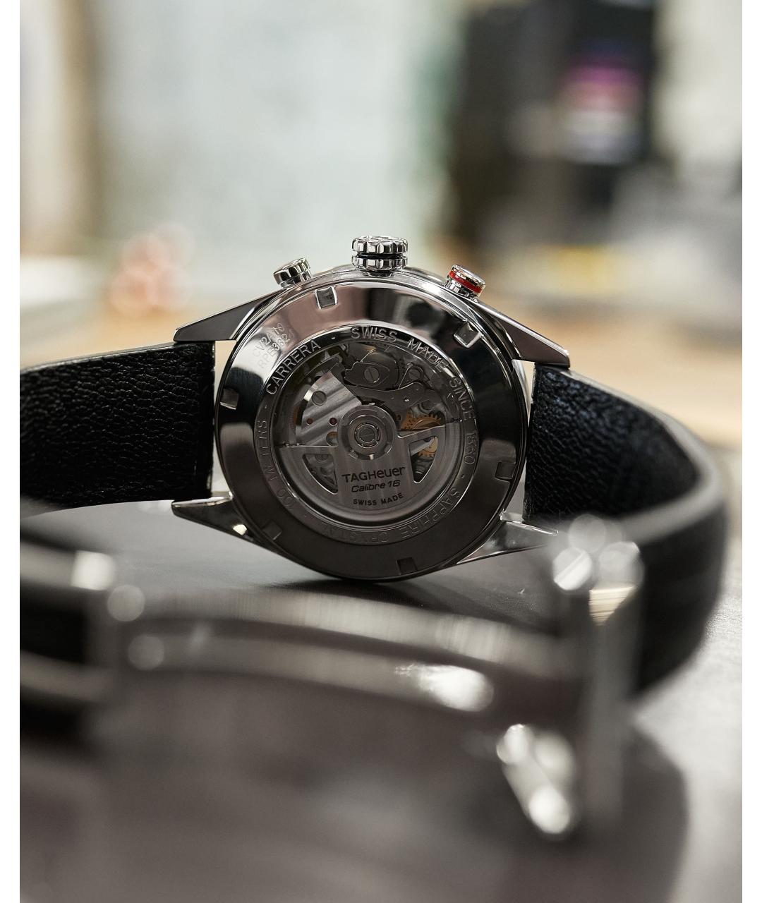 TAG HEUER Черные часы, фото 3