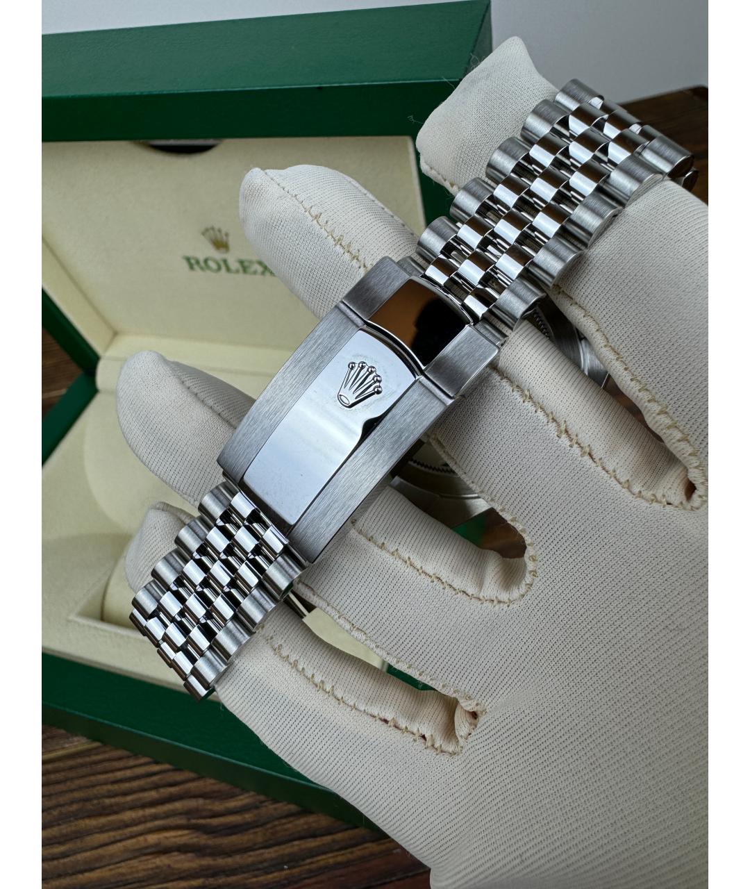 ROLEX Серебряные часы, фото 7