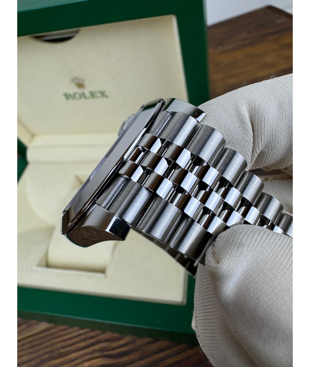 ROLEX Серебряные часы, фото 5