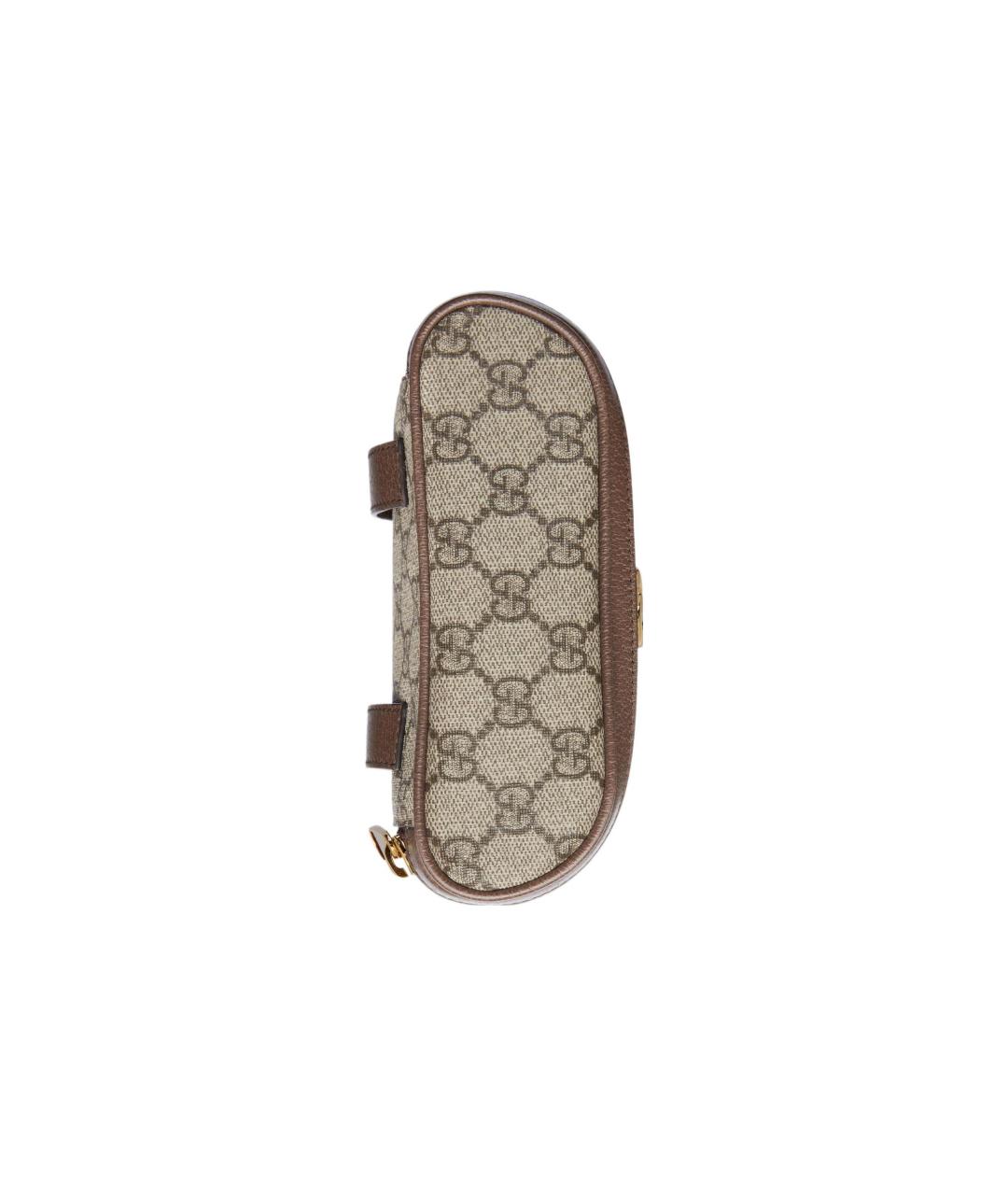 GUCCI Бежевая тканевая сумка через плечо, фото 8