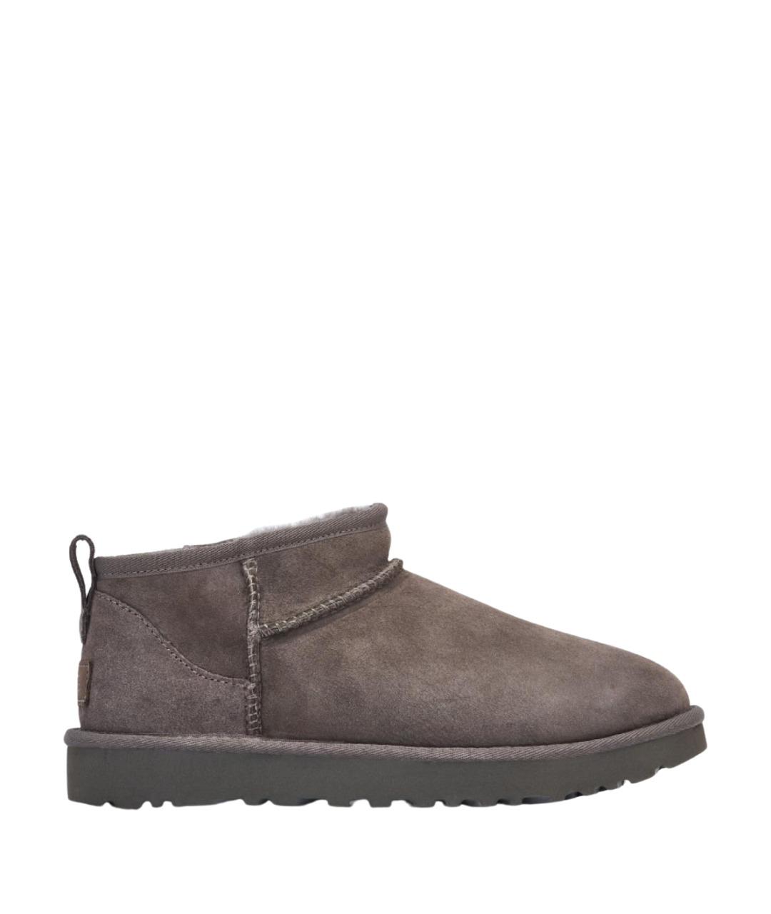 UGG AUSTRALIA Серые замшевые ботинки, фото 1