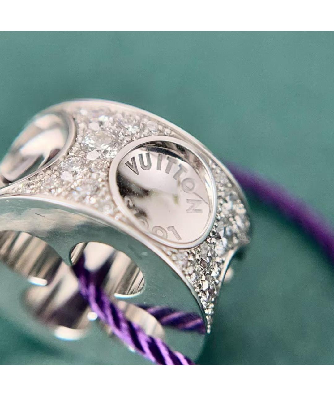 LOUIS VUITTON Серебряное колье из белого золота, фото 5