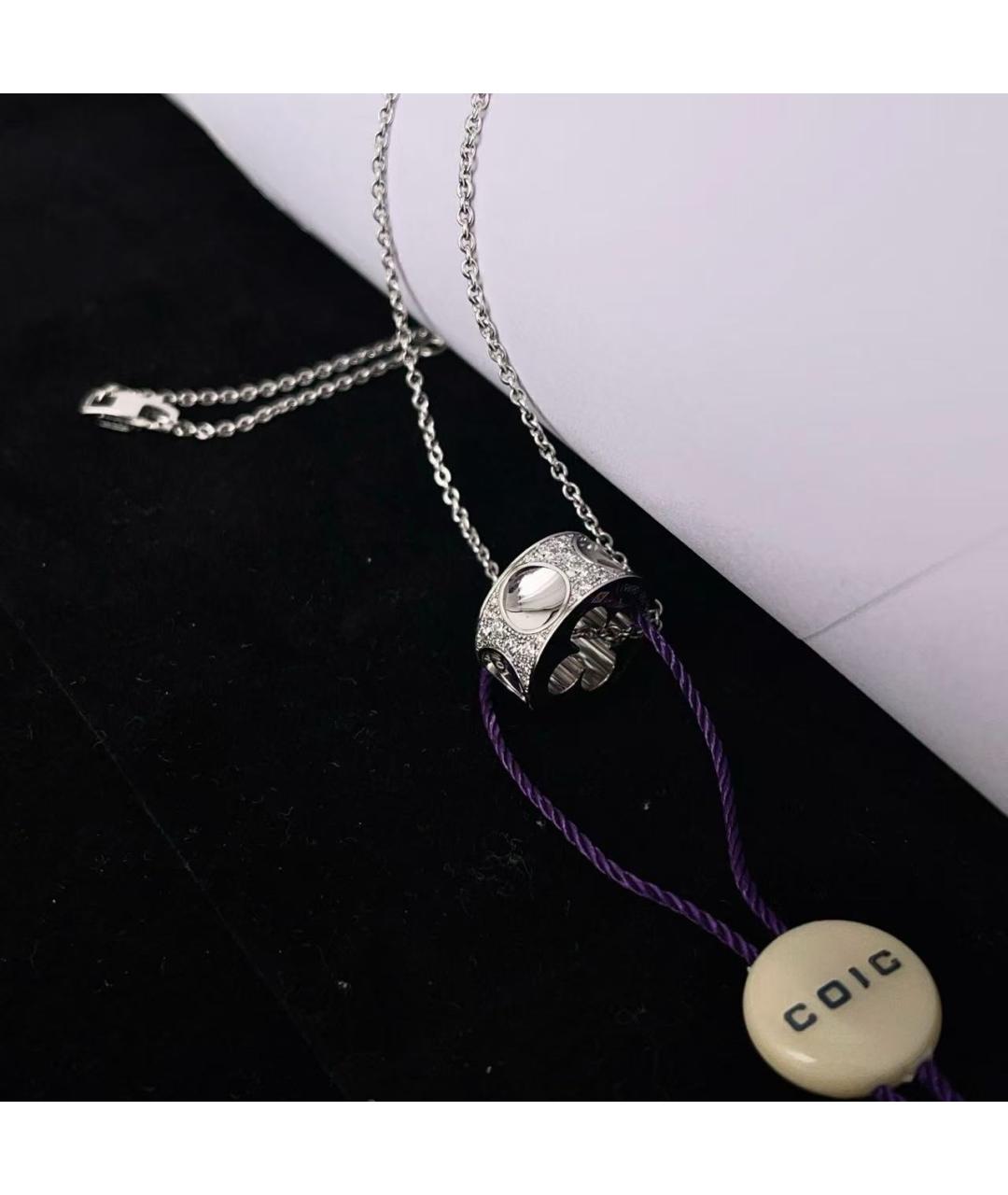 LOUIS VUITTON Серебряное колье из белого золота, фото 2