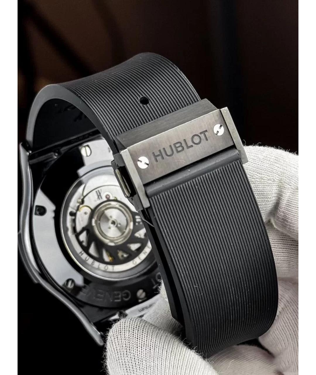 HUBLOT Черные керамические часы, фото 6