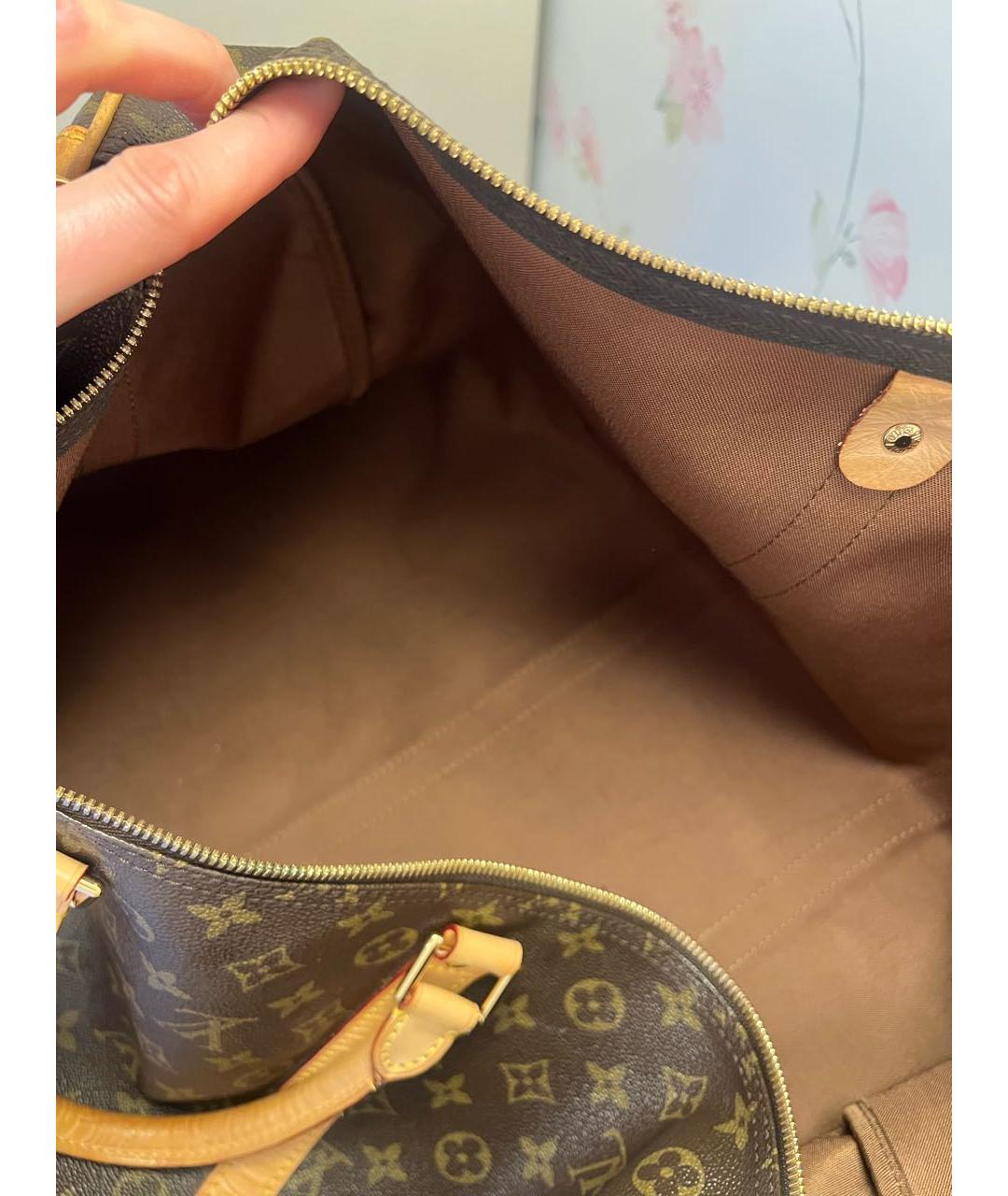 LOUIS VUITTON Коричневая дорожная/спортивная сумка, фото 4