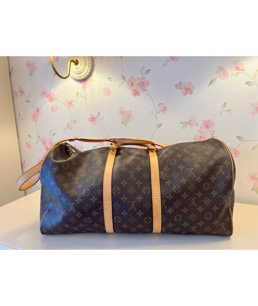 LOUIS VUITTON Коричневая дорожная/спортивная сумка, фото 3