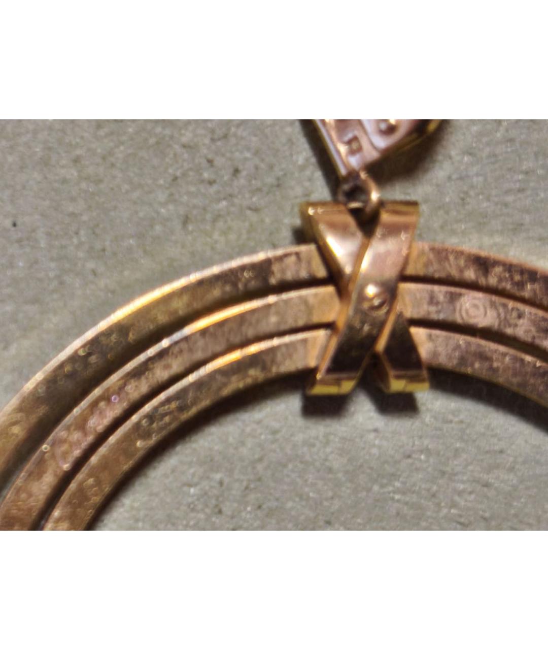 CARTIER Золотые серьги из желтого золота, фото 4