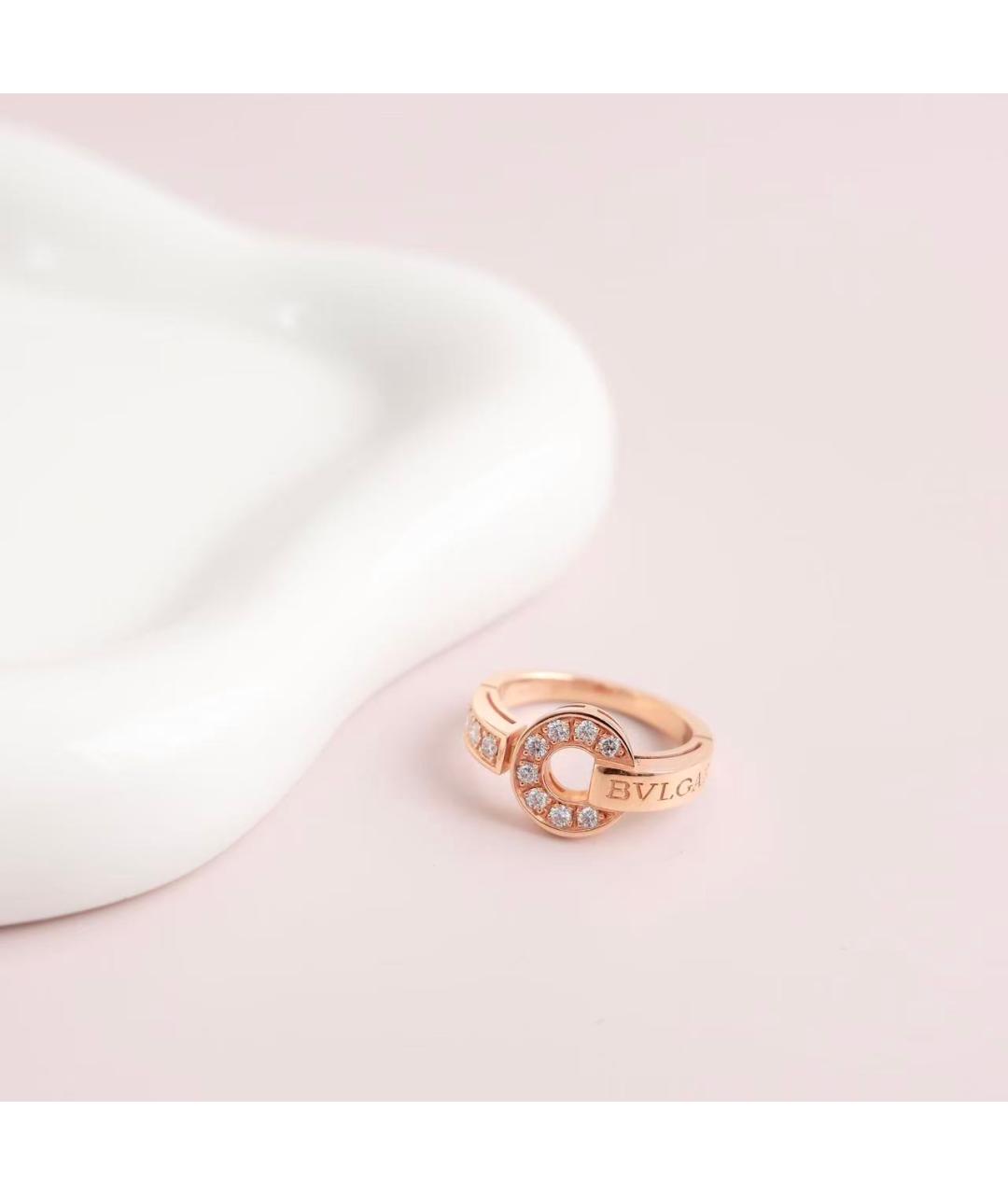 BVLGARI Золотое кольцо из розового золота, фото 5
