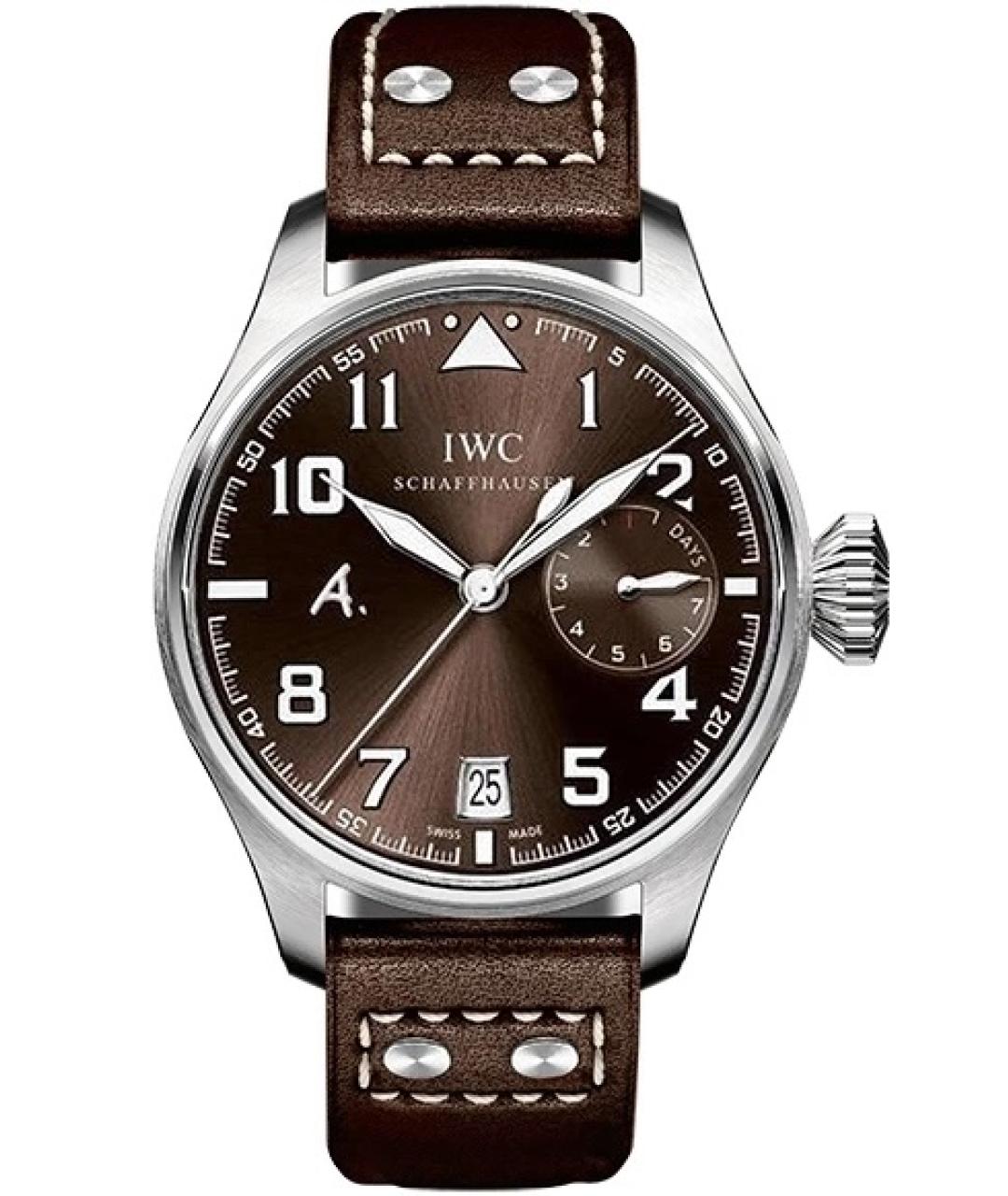 IWC Schaffhausen Коричневые металлические часы, фото 1