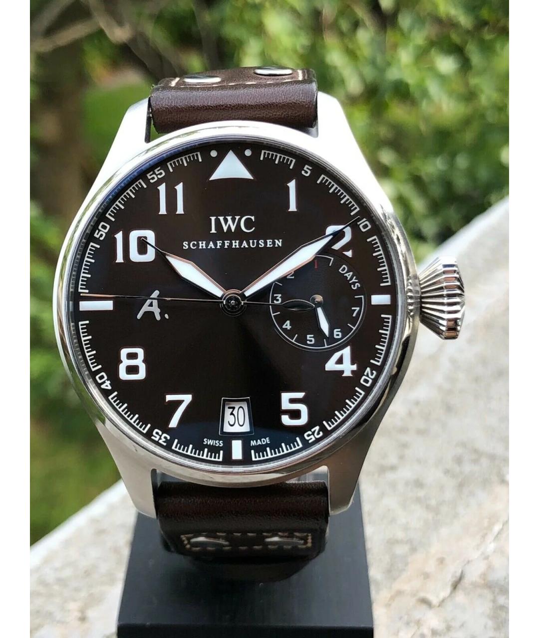 IWC Schaffhausen Коричневые металлические часы, фото 2