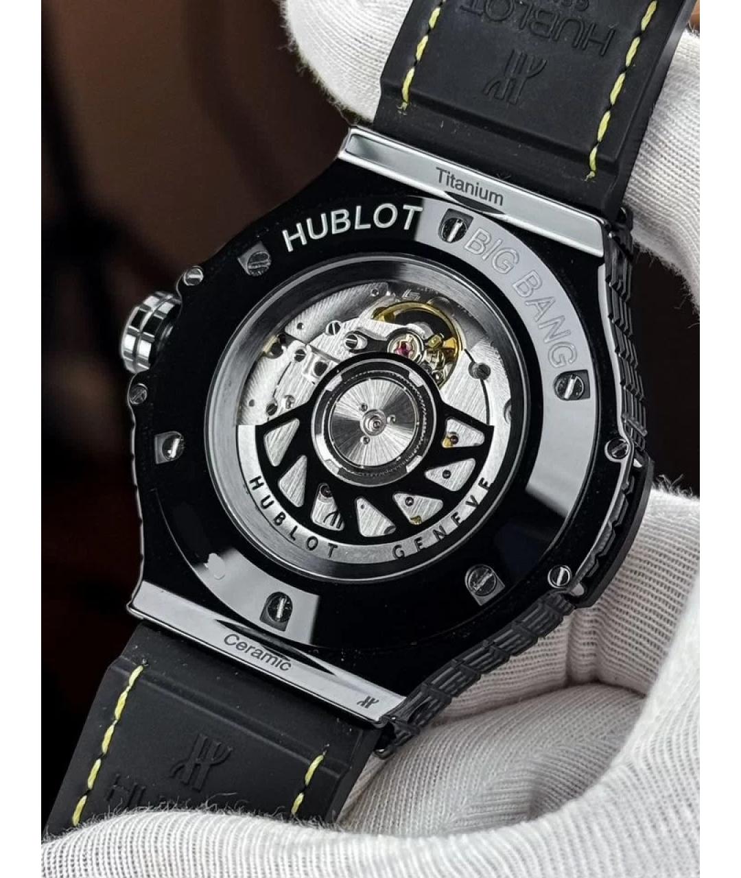HUBLOT Черные часы из белого золота, фото 5