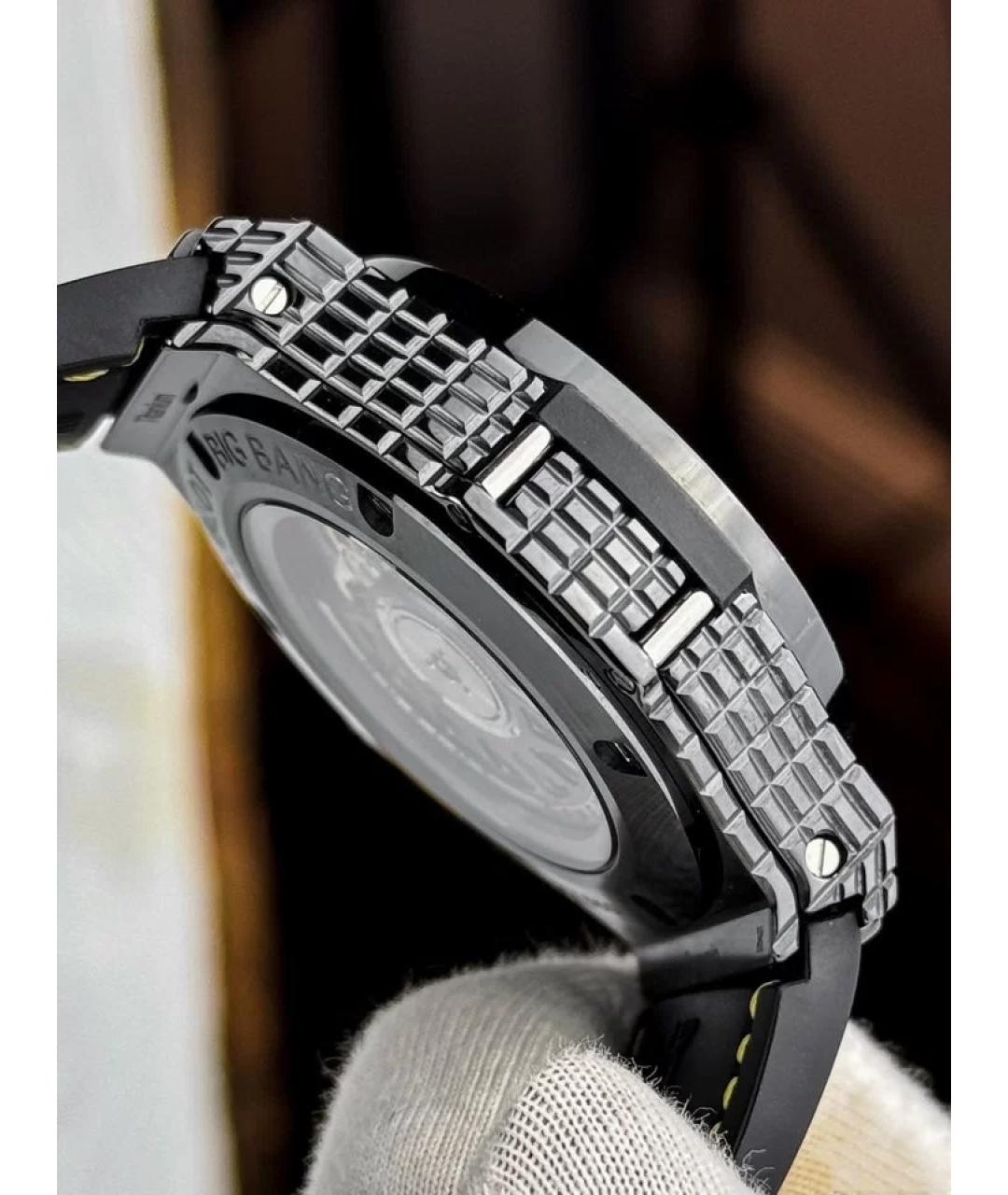 HUBLOT Черные часы из белого золота, фото 4