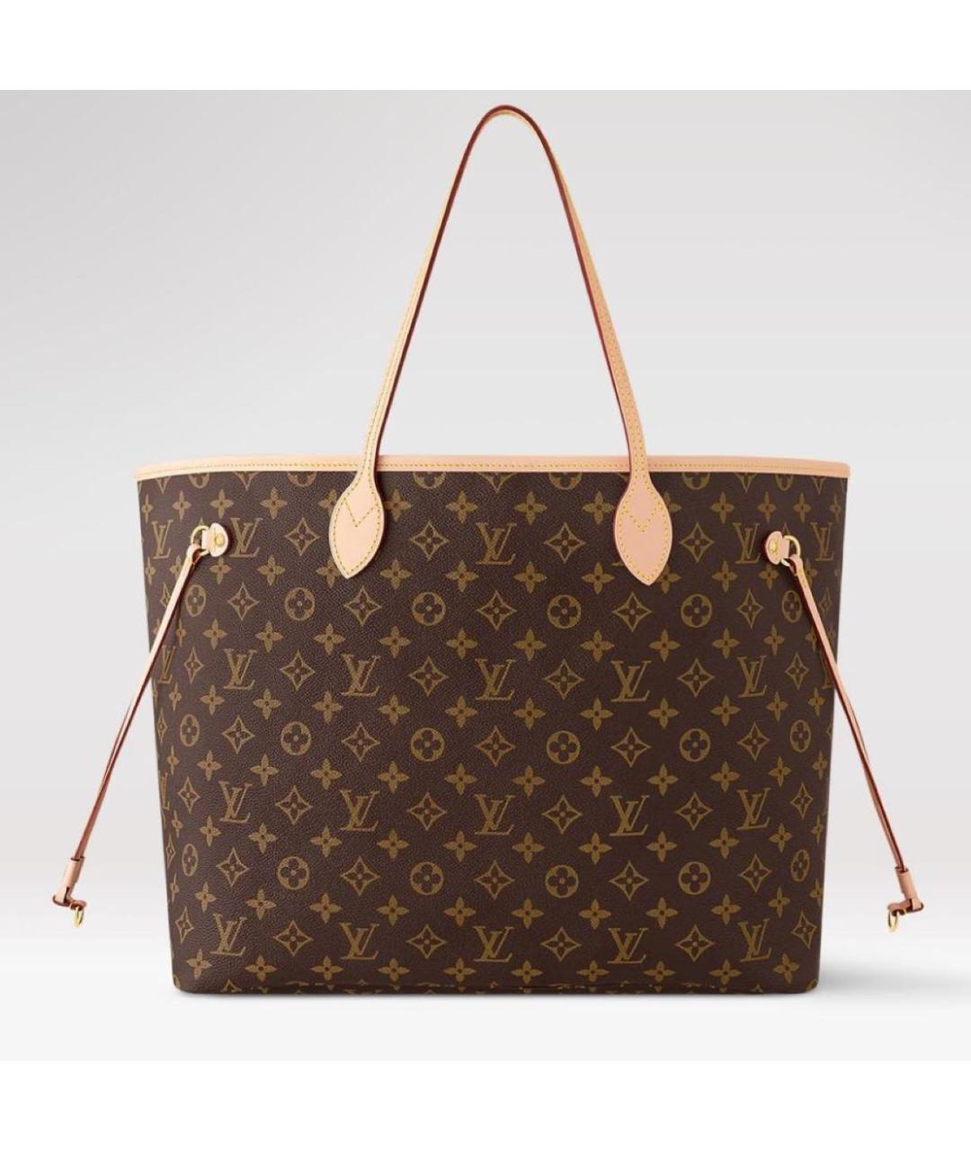 LOUIS VUITTON Коричневая сумка тоут, фото 4