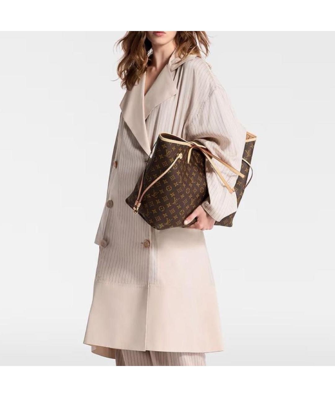 LOUIS VUITTON Коричневая сумка тоут, фото 2