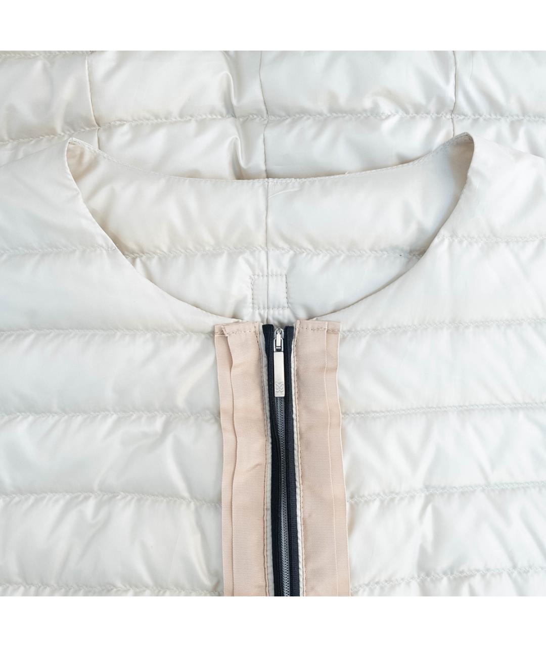 WEEKEND MAX MARA Белая полиэстеровая куртка, фото 3
